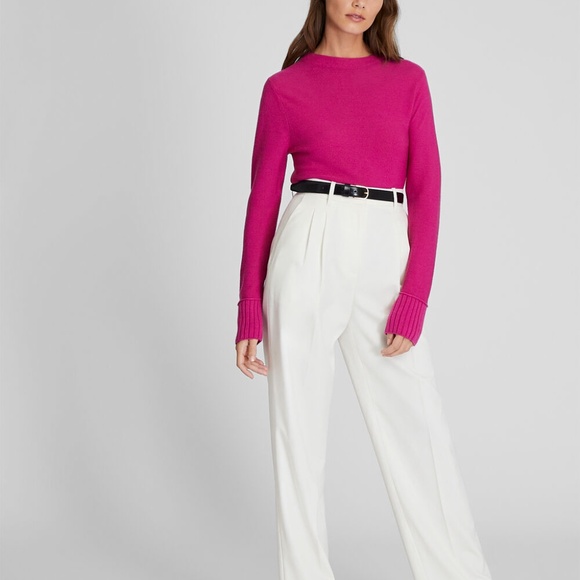 Tommie Wool Crewneck - New With Tags - NEVER WORN - Hot Pink - Picture 4 of 5